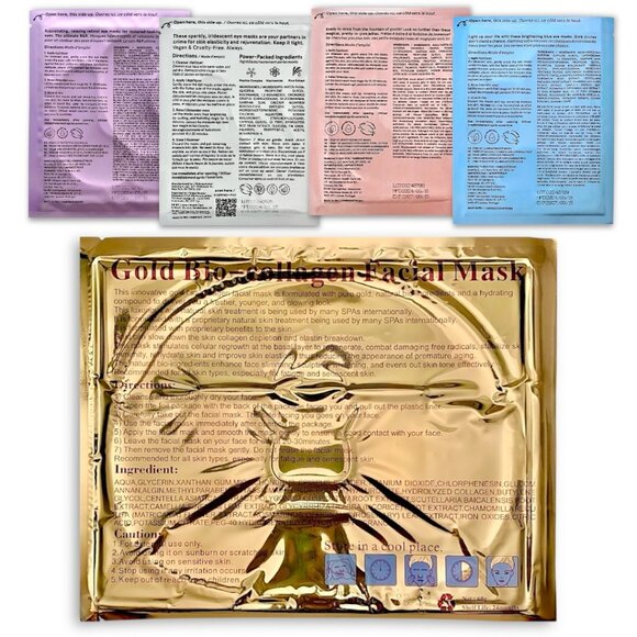 Sephora Beauty Mask Bundle—Face Sheet Masks &Gel Masks~Eye Masks~Lip Mask - Picture 3 of 7